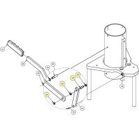 Lift Arm Pivot Assembly - Lower