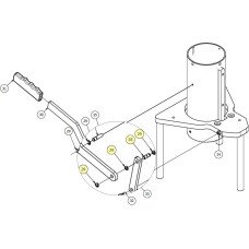 Lift Arm Pivot Assembly - Lower