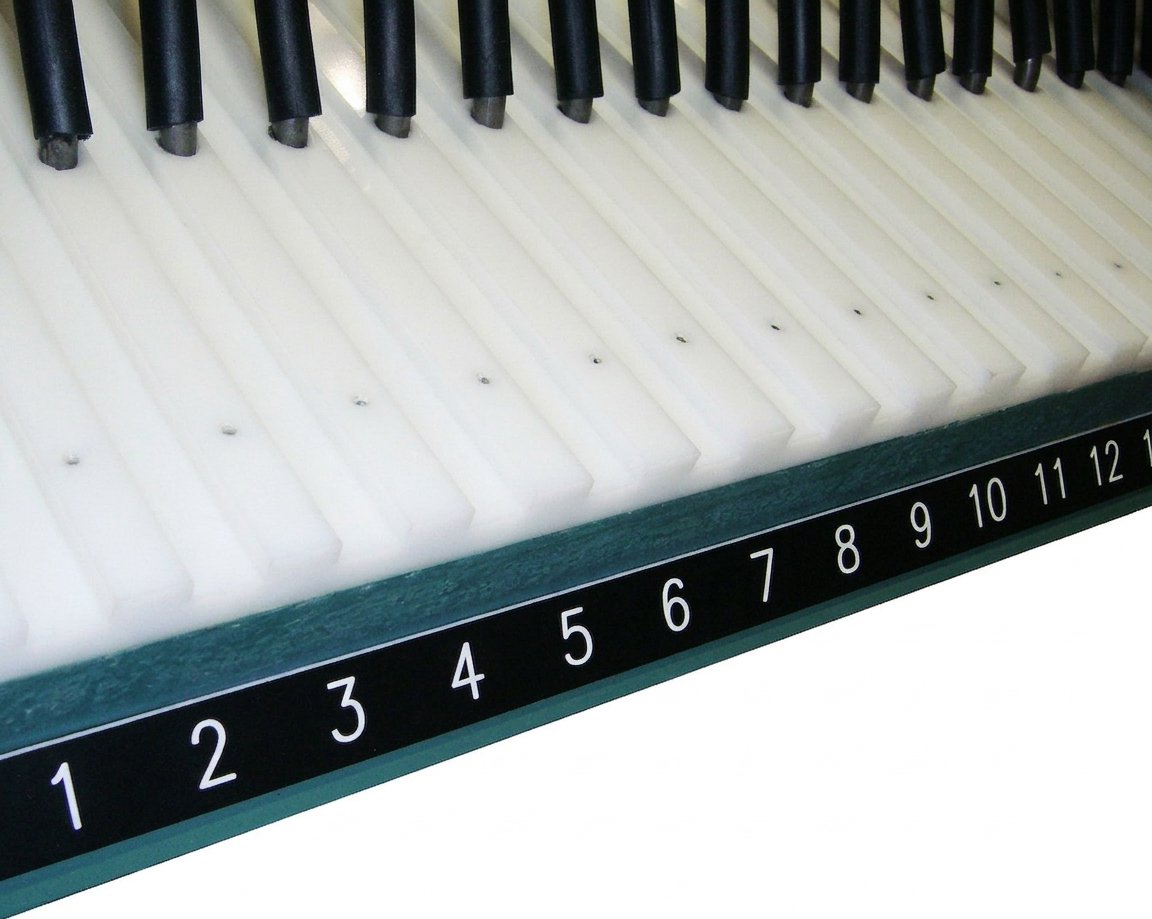 Harp Rack Number Strips
